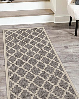 Trellis Gel Flatweave Runner