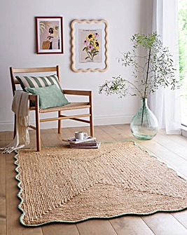 Jute Escallop Rug