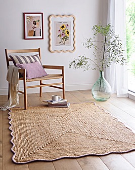 Jute Escallop Rug