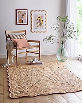 Jute Escallop Rug