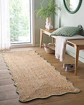 Jute Escallop Runner