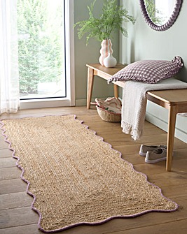 Jute Escallop Runner