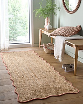 Jute Escallop Runner