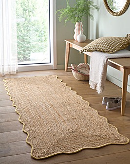 Jute Escallop Runner