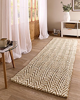 Jute Herringbone Runner