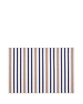 Coastal Stripe Washable Easy-Care Rug