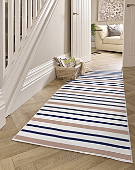 Coastal Stripe Washable Easy-Care Runner