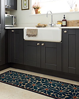 My Mat Nylon Indoor Pattern Boho Floral Runner