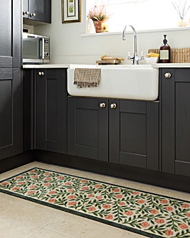 My Mat Nylon Indoor Pattern Botanical Runner