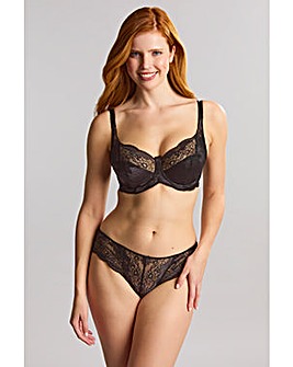 Panache Clara Wired Charcoal Black Full Cup Bra