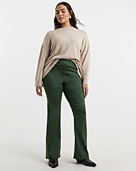 Khaki Flare Jegging