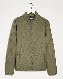Olive Onion Quilted Overhead Jacket