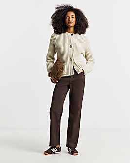 Chocolate Straight Leg Jeans