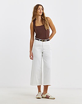 Whitev 24/7 Crop Wide Leg Jeans