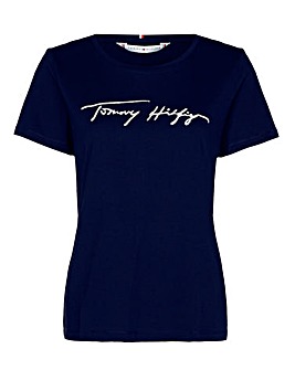 Tommy Hilfiger Sequin Logo T-Shirt
