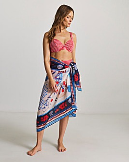 MAGISCULPT Beach Sarong Dolce Vita Print