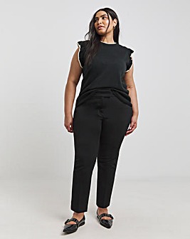 MAGISCULPT Tapered Leg Trousers Regular Length