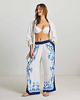 Figleaves Lisbon Print Beach Trousers
