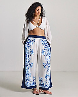 Figleaves Lisbon Print Beach Trousers