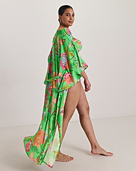 Figleaves Floral Open Maxi Kaftan