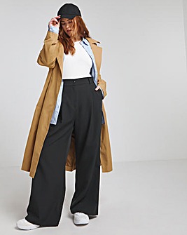 Wide Leg Tailored Trousers