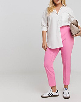 Pink Tailored Tapered Trouser