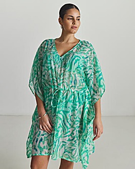 MAGISCULPT Embellished Beach Kaftan