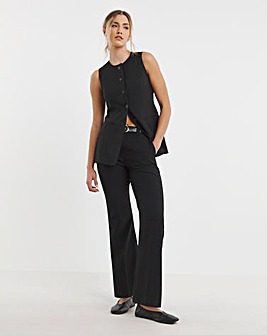 Black Bootcut Workwear Trouser