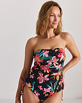 Magisculpt Adjustable Bandeau Medium Control Swimsuit