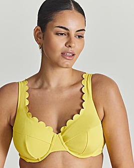 MAGISCULPT Scallop Edge Underwired Bikini Top
