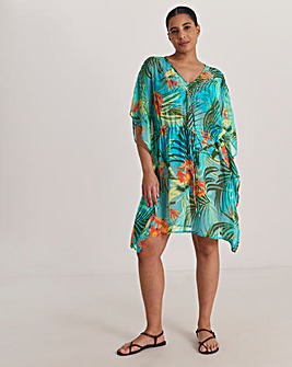 MAGISCULPT Embellished Beach Kaftan