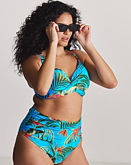 MAGISCULPT Firm Control Ruched High Waist Bikini Bottoms