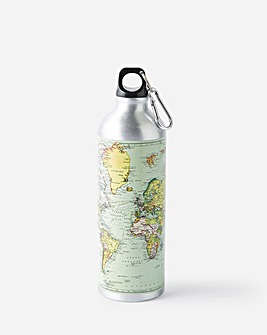 Map of the World Water Bottle
