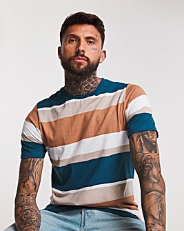 Block Stripe T-Shirt Long