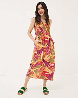 FatFace Aria Tropical Floral Midi Dress