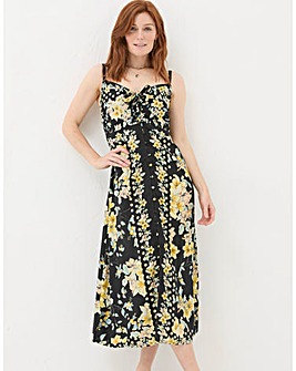 FatFace Phoebe Citrus Floral Midi Dress