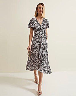 Phase Eight Julissa Print Wrap Dress