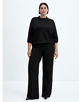 Mango Knitted Wideleg Trousers