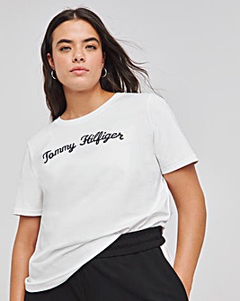 Tommy Hilifger Red Script Tee