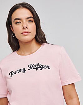 Tommy Hilifger Red Script Tee