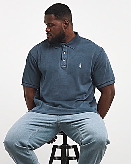 Polo Ralph Lauren Spa Terry Navy Polo Shirt