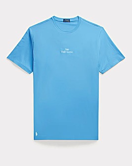 Polo Ralph Lauren Central Script Logo Riviera Blue T-Shirt