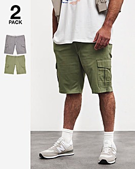 Jack & Jones Cargo 2 Pack Shorts