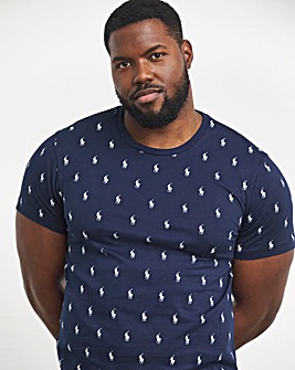 Polo Ralph Lauren Mix & Match Printed Navy Lounge T-Shirt