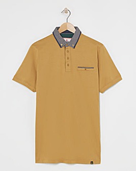 Joe Browns Printed Collar Polo Shirt Long Length
