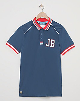 Joe Browns Badged Polo Shirt Long Length