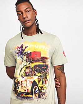 Joe Browns Beach Scene T-Shirt Long Length