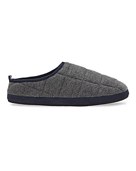 mens wide fit mule slippers