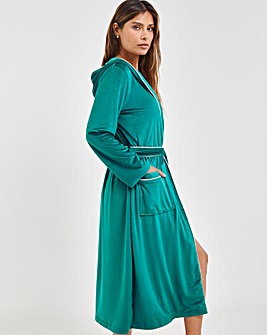 Pretty Secrets Velour Ribbed Maxi Gown