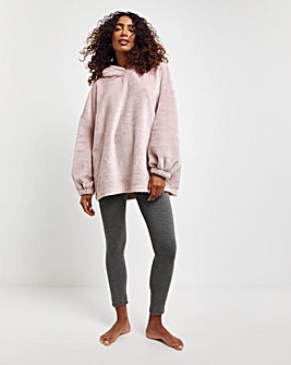 Pretty Secrets Bell Sleeve Fleece Lined Lounge Hoodie